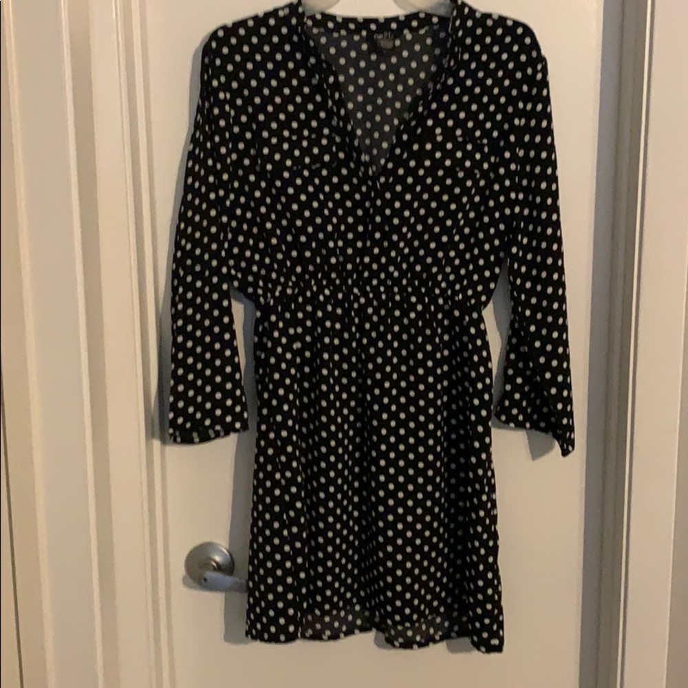 Short polka dot sundress